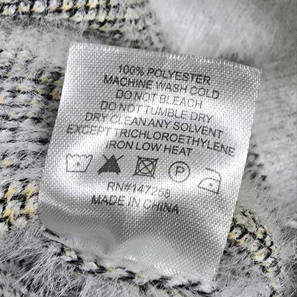 SIMPLY SOUTHERN | LEO FUZZY LARGE LEOPARD CREW NECK CASUAL SWEATER \ SIZE XL - Picture 12 of 14